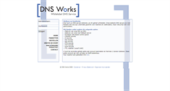 Desktop Screenshot of dnsworks.nl