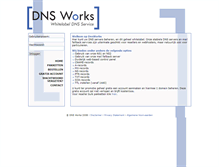 Tablet Screenshot of dnsworks.nl